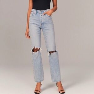 Abercrombie Dad Jeans - High Rise curve love
